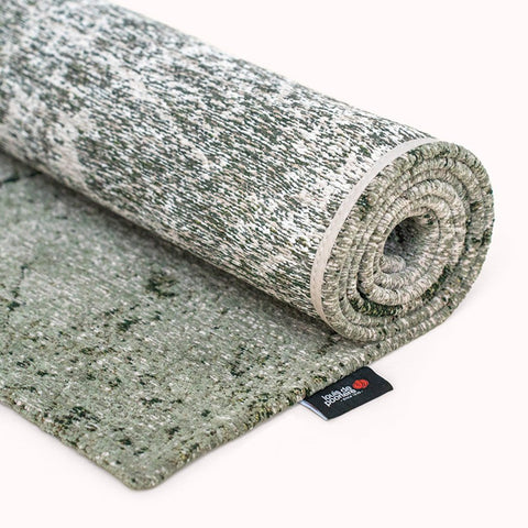 Louis De Poortere Tappeto Materico Eco – Alpine / Verde Salvia e Muschio Collezione SOL