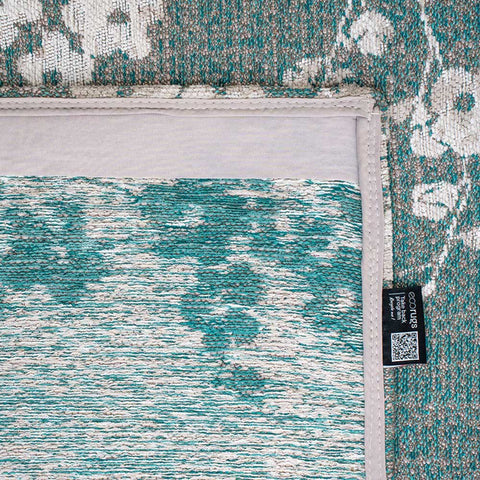 Louis De Poortere Tappeto Floreale Eco – Lago Blu / Blu Sakura